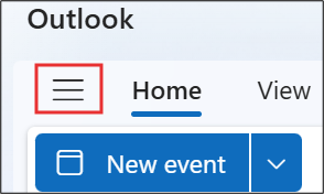 outlook.com'da Takvim ekle'yi görmüyorsanız yapmanız gerekenleri gösteren ekran görüntüsü
