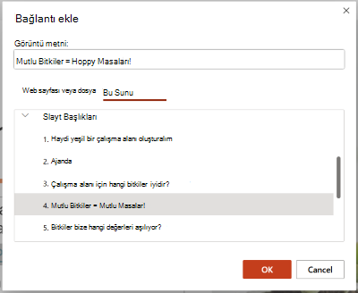Köprü Ekle iletişim kutusu