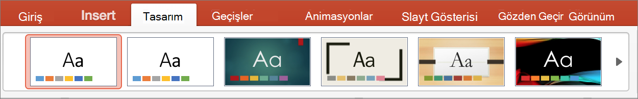 Mac için PPT Temalar