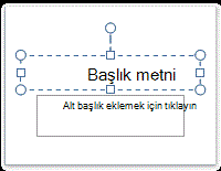 Başlık metni yer tutucusu
