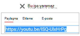 Ekleme kodunuz http ile başlıyorsa, videonuz başarılı bir şekilde eklenmez.