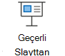 Slayt Gösterisini Başlat'ı seçin.