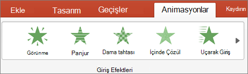 Animasyon seçin