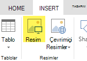 Resim Ekle düğmesi