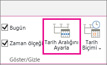 MT06 - Tarih Aralığını Ayarla