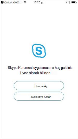 Toplantıya Katıl düğmesine dokunun