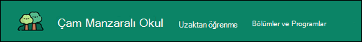 Okul renklerini vurgulama