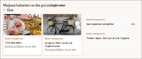 Haber web bölümünün ekran görüntüsü