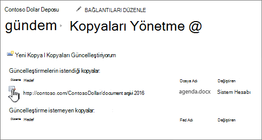 Dosyaları yönet penceresinde Düzenle'ye tıklayın