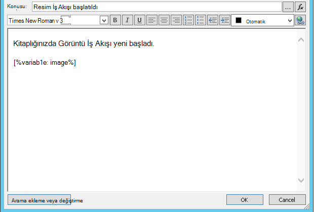 Workflow EmailEmail Message body with Image