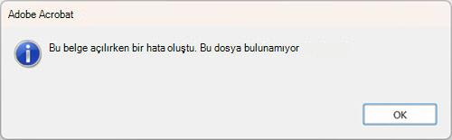 Hızlı yazdırma PDF hatası Outlook Masaüstü