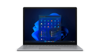 Surface Laptop 4'ü açık ve kullanıma hazır halde gösterir.