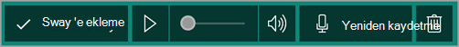 Sway'e kayıt ekleme