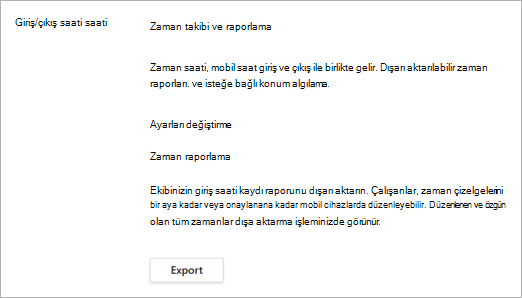 Vardiyalar ayarlarında Giriş/Çıkış Saati Kaydı açıldıktan sonra yapılan giriş/çıkış saati kaydı seçenekleri