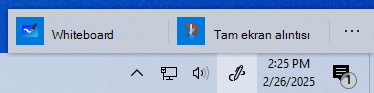 Windows 10'deki Windows Ink Çalışma Alanı ekran görüntüsü.
