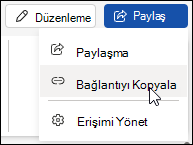 Web için Word'te belgenizin bağlantısını kopyalama