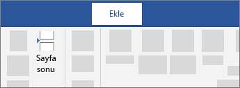 Sayfa sonu ekleme