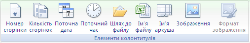 Зображення стрічки Excel