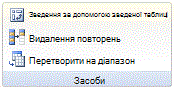 Зображення стрічки Excel