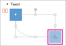 Drag the corner of the animation path to resize it