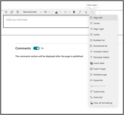 Знімок екрана: новини SharePoint sixteen.png
