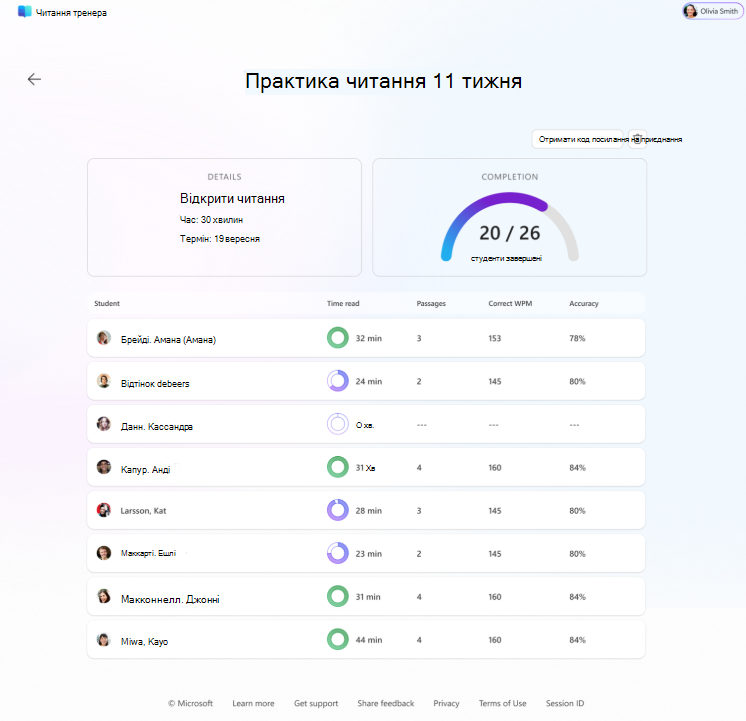 Практика читання
