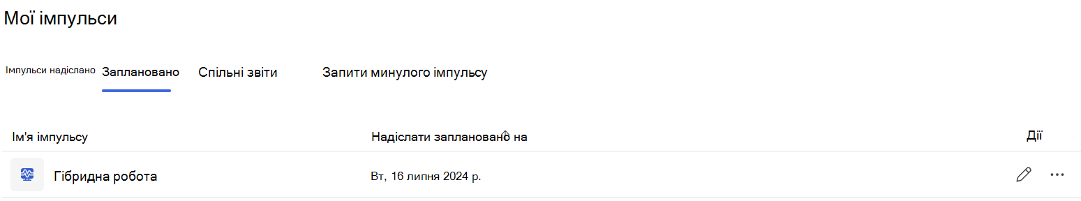 Запланований єдиний гібридний робочий запит Pulse