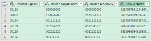 Отримання & перетворення > даних на текст