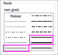 тип лінії
