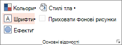 Параметри фону