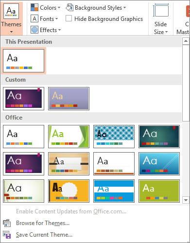 Теми PowerPoint