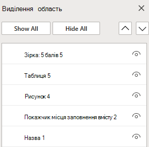 Область виділення для впорядкування об'єктів на слайді в вебпрограма PowerPoint.