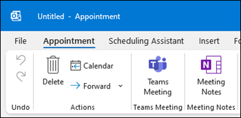 Нотатки до наради в Outlook