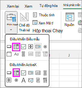 Chèn hộp tổ hợp