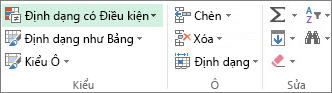Định dạng có Điều kiện