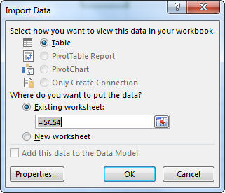 Hộp thoại Nhập Dữ liệu trong Excel