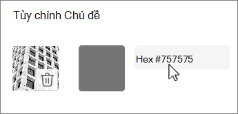 Chỉnh sửa màu dưới dạng ảnh chụp màn hình giá trị lục phân