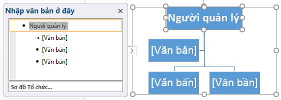 Nhập vào ngăn Văn bản