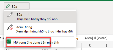 Mở ứng dụng trong màn hình nền