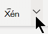 xén Tùy chọn Cắt xén trong tab Ảnh,