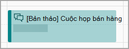 Soạn thảo Cuộc họp Bán hàng Calendar