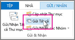 Nút Gửi Tất cả trong Outlook 2013