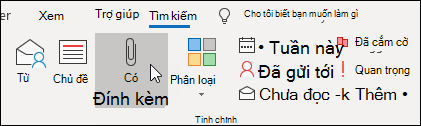 Tìm kiếm phần đính kèm