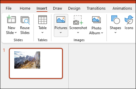 Chèn Hình ảnh trong PowerPoint