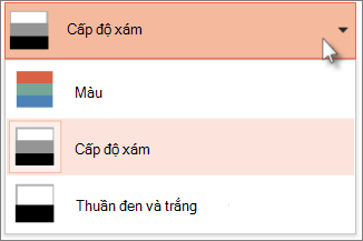 Chọn bảng phối màu cho bản in của bạn