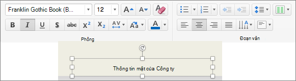 Sửa định dạng chân trang