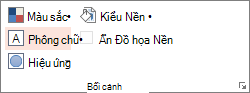 Tùy chọn nền
