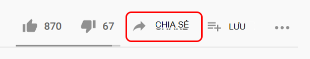 Chia sẻ trên YouTube