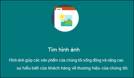 Bản xem trước của phần web Văn bản và Hình ảnh.