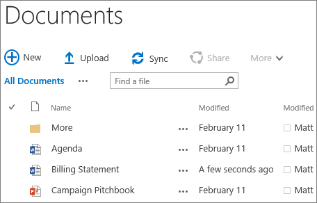 Thư viện site SharePoint